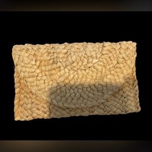 Ratan like material clutch purse 👜